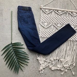 Big Star Liv Distressed Skinny Jeans Size 24 Long